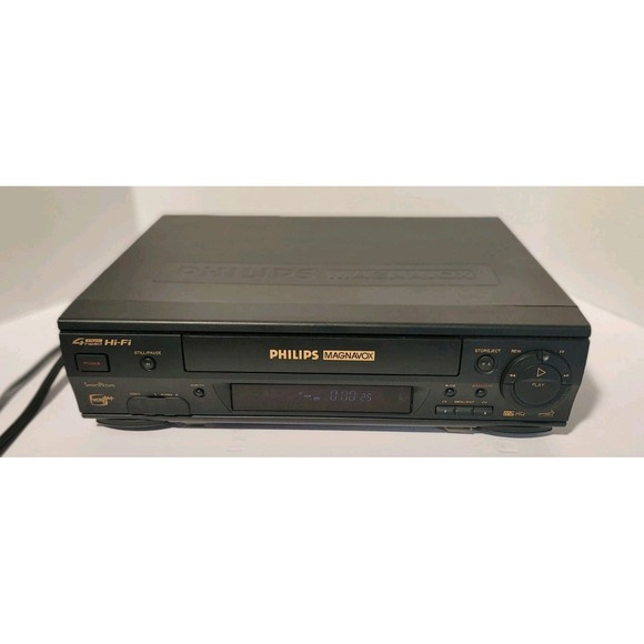 Philips Magnavox VRA651 AT01 4 Head Hi-Fi VCR plus VHS Player *Parts or Repair* - Picture 1 of 8